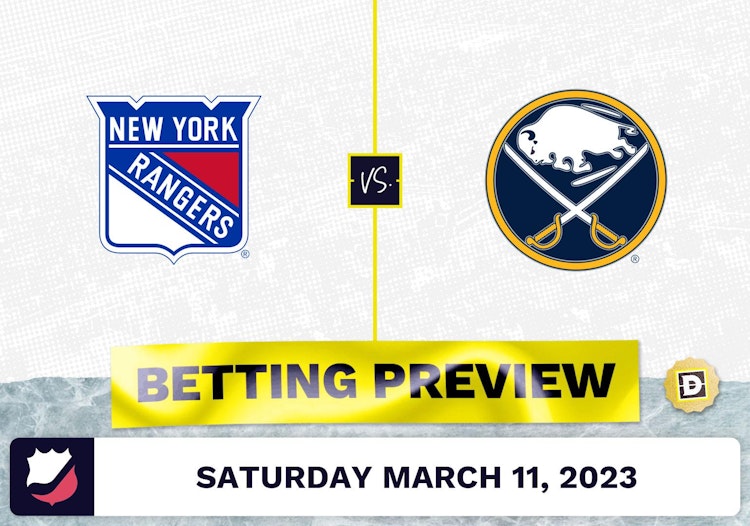 Rangers vs. Sabres Prediction and Odds - Mar 11, 2023