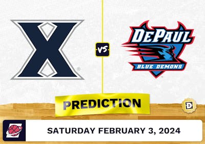 Xavier vs. DePaul Prediction, Odds, College Basketball Picks [2/3/2024]