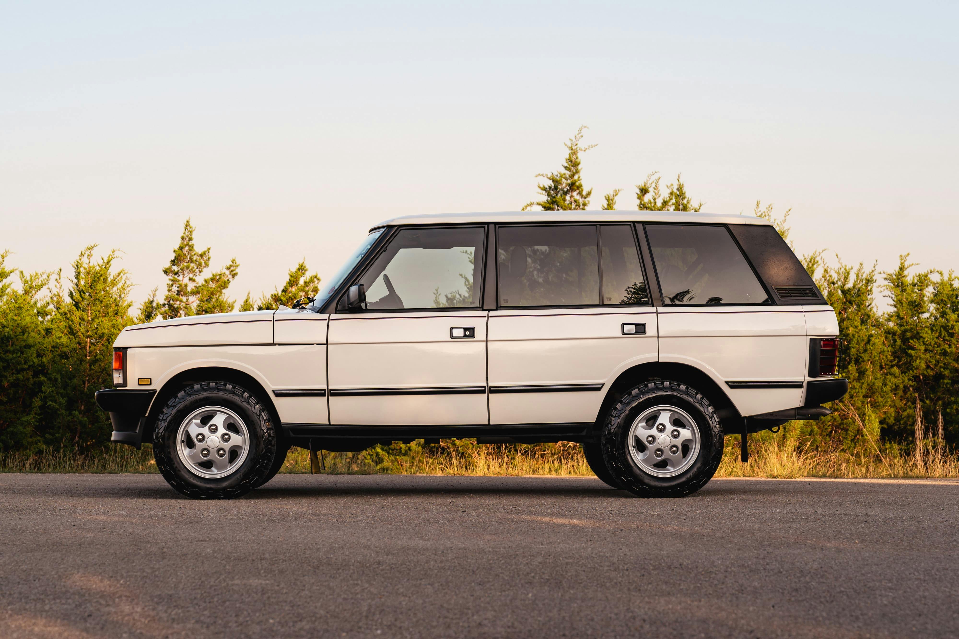 1995 White Land Rover Range Rover County Long Wheel Base in Austin, TX.