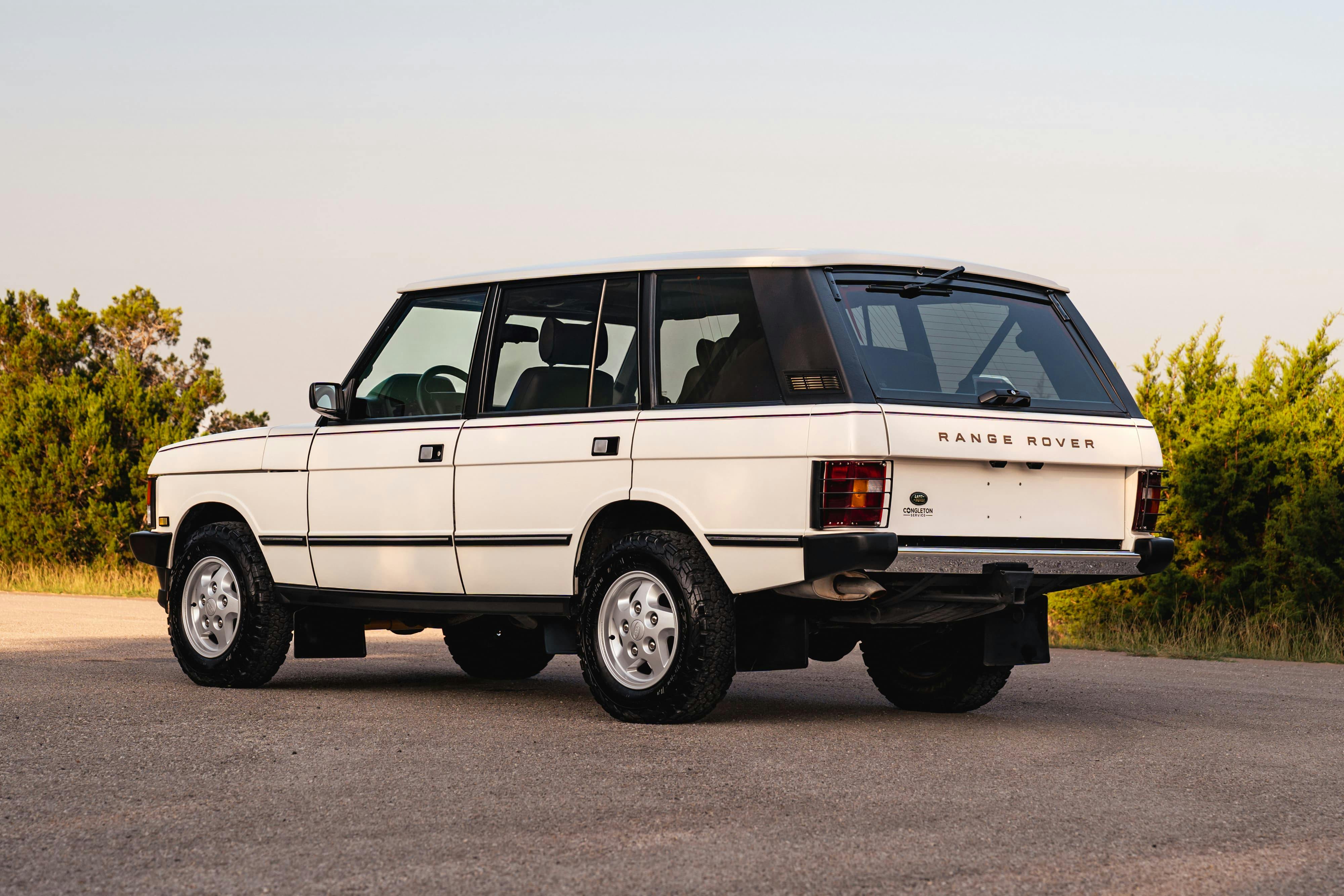 1995 White Land Rover Range Rover County Long Wheel Base in Austin, TX.