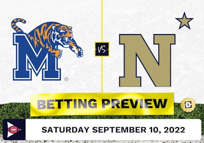 Memphis vs. Navy CFB Prediction and Odds - Sep 10, 2022