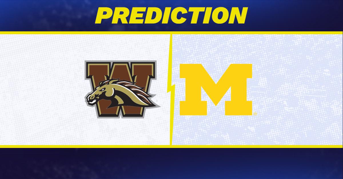 Western Michigan takes on Michigan in College Football action.