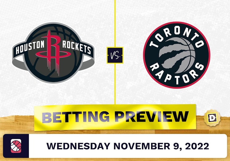 Rockets vs. Raptors Prediction and Odds - Nov 9, 2022