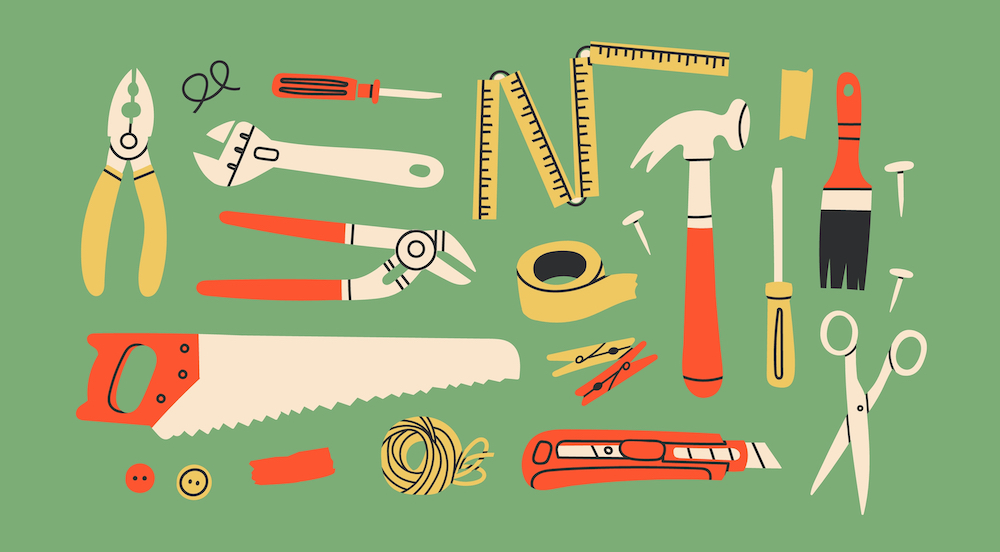 illustration of tools