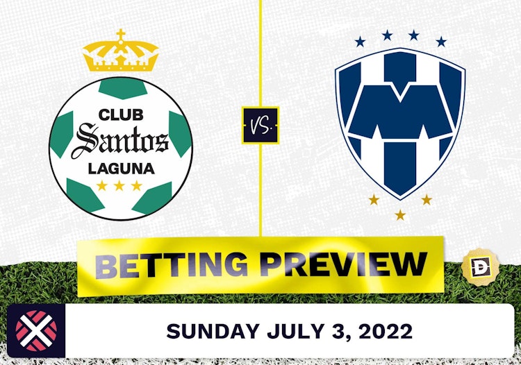 Santos Laguna vs. Monterrey Prediction and Odds - Jul 3, 2022