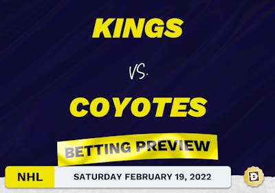 Kings vs. Coyotes Predictions and Odds - Feb 19, 2022