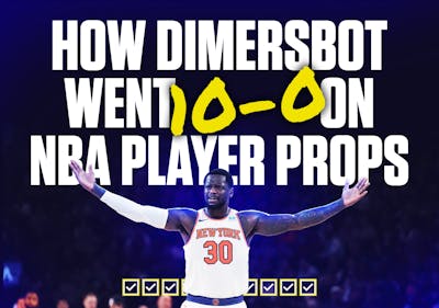Dimers.com’s Perfect 10-0 on NBA Player Prop Bets is One of Sports Betting’s Most Insane Moments