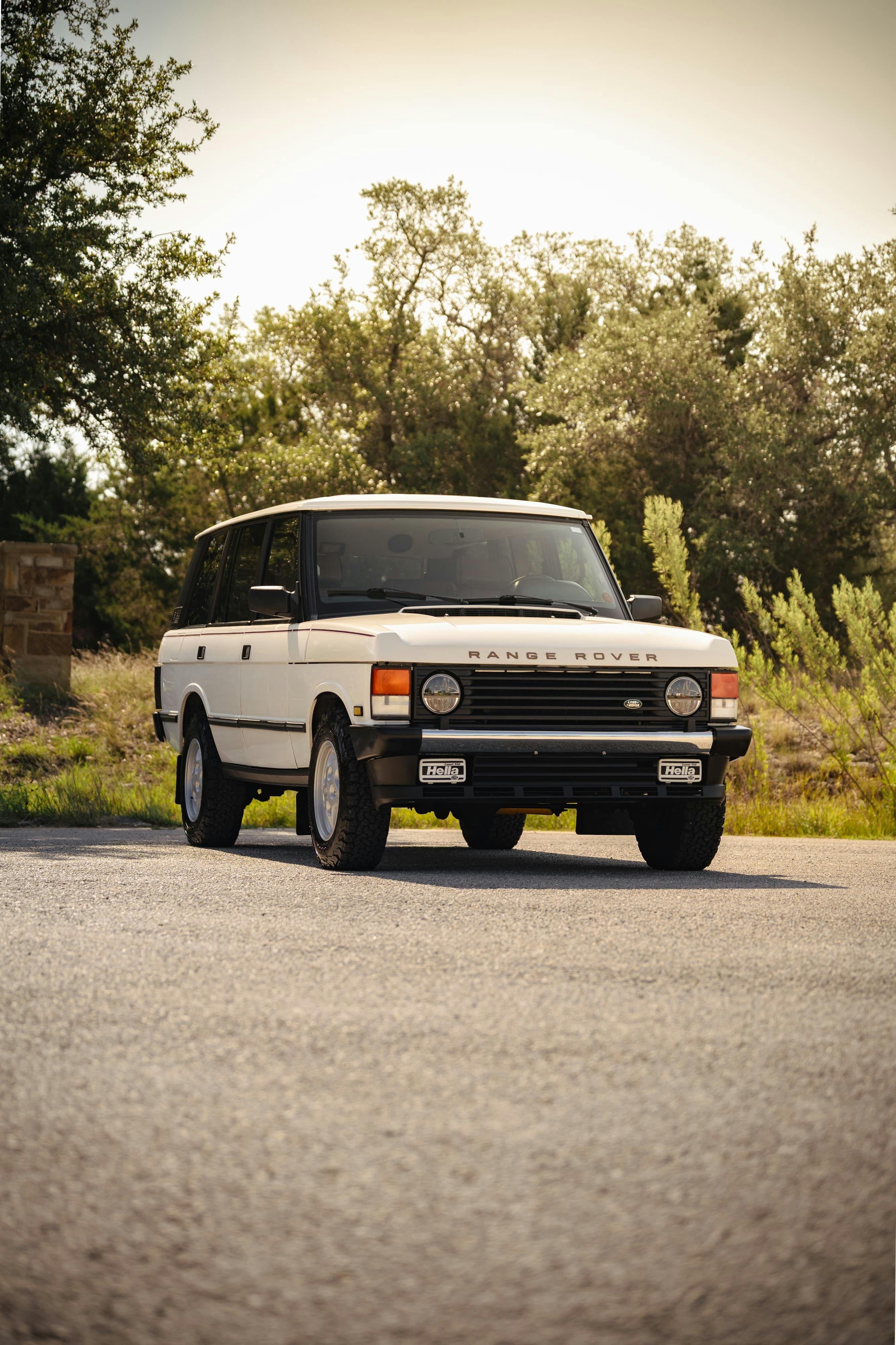 1995 White Land Rover Range Rover County Long Wheel Base in Austin, TX.