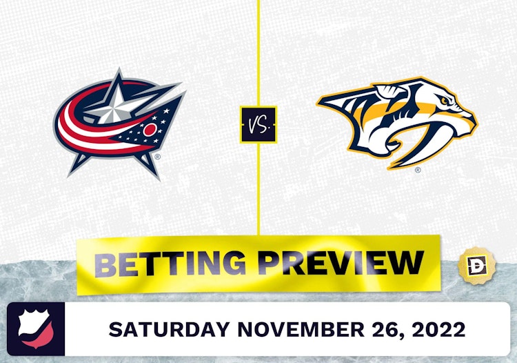 Blue Jackets vs. Predators Prediction and Odds - Nov 26, 2022