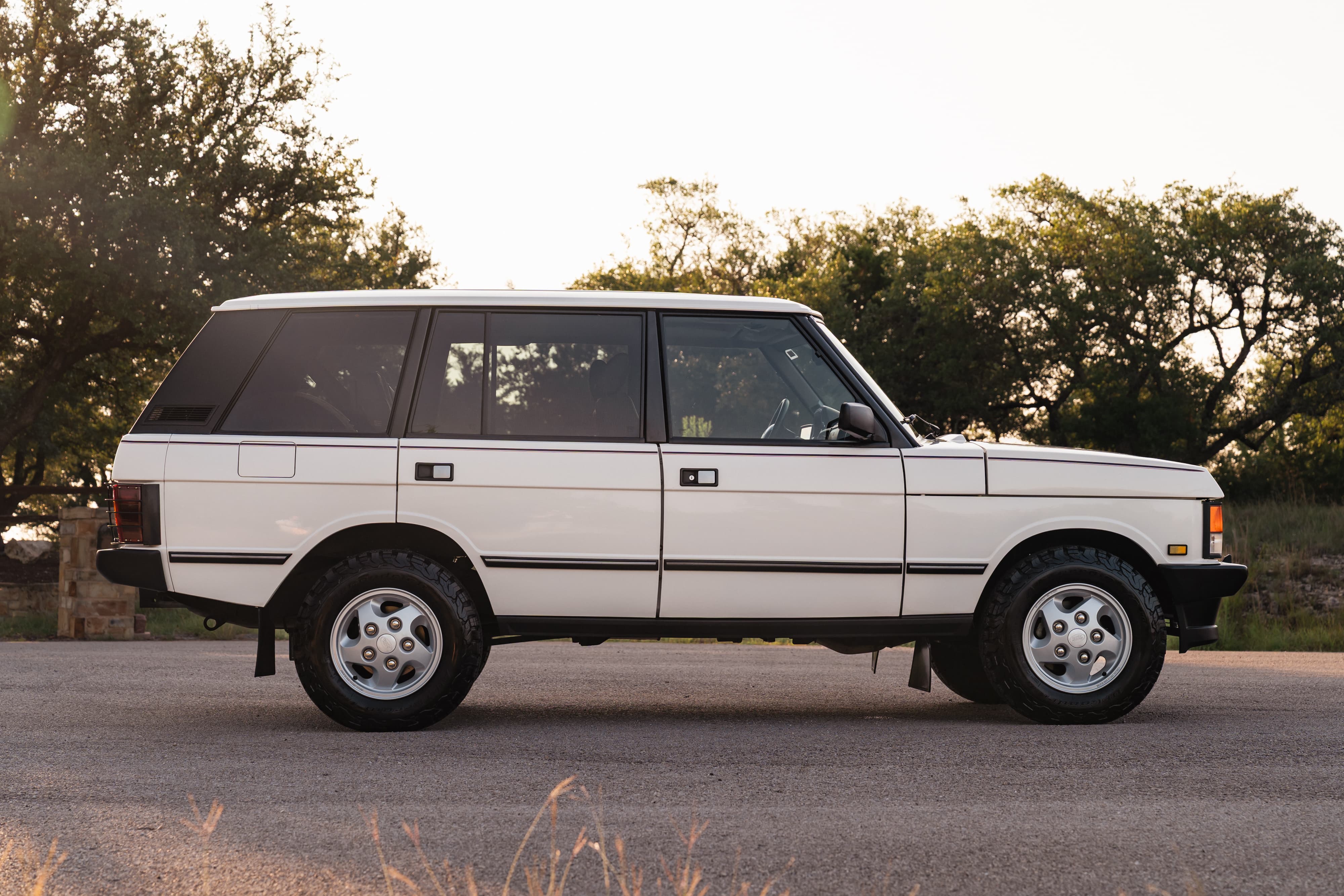1995 White Land Rover Range Rover County Long Wheel Base in Austin, TX.