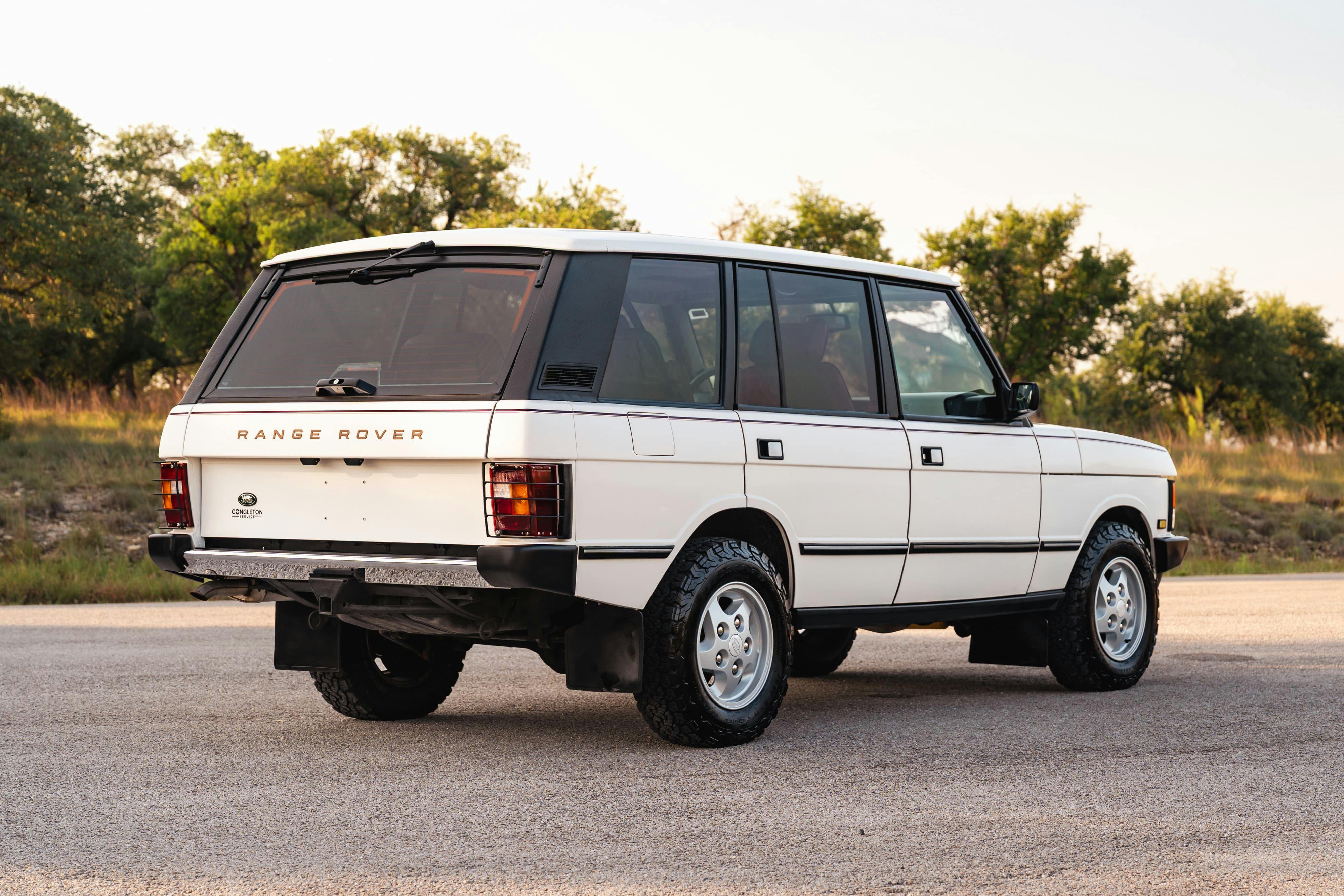 1995 White Land Rover Range Rover County Long Wheel Base in Austin, TX.