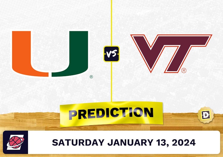 Miami (FL) vs. Virginia Tech Prediction, Odds, College Basketball Picks [1/13/2024]