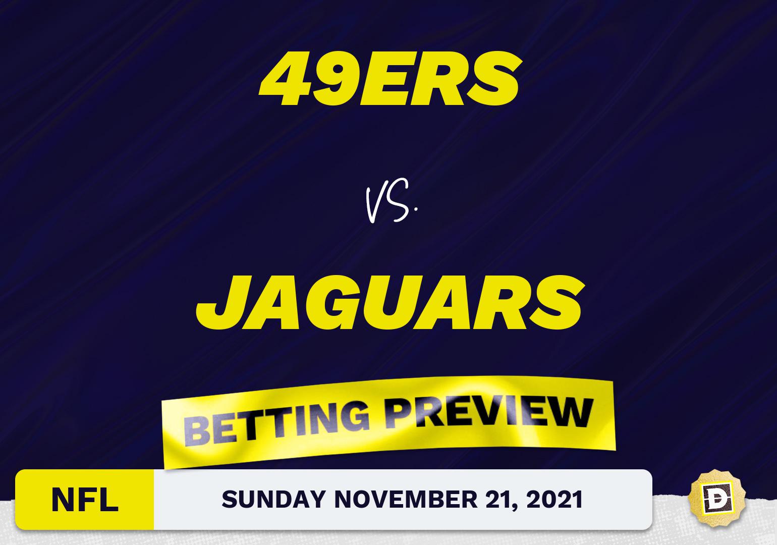 49ers vs. Jaguars Predictions and Odds - Nov 21, 2021