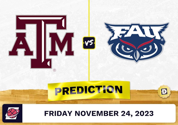 Texas A&M vs. Florida Atlantic Basketball Prediction - November 24, 2023