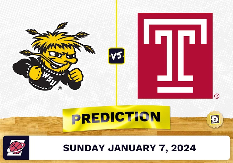 Wichita State vs. Temple Prediction, Odds, College Basketball Picks  [1/7/2024]