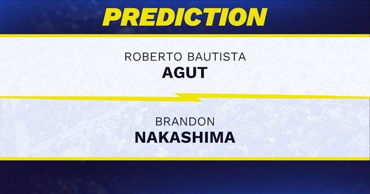 Roberto Bautista Agut vs Brandon Nakashima Tennis Prediction.