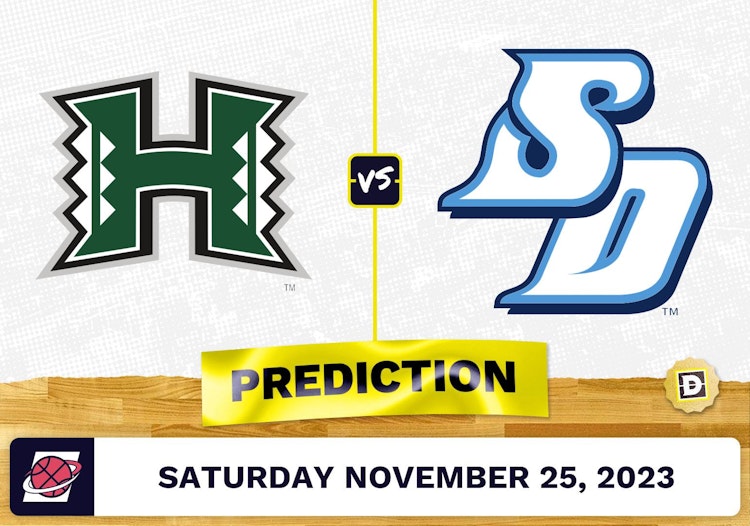 Hawaii vs. San Diego Basketball Prediction - November 25, 2023