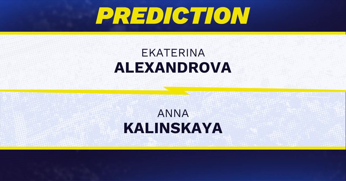 Ekaterina Alexandrova vs. Anna Kalinskaya Prediction, Odds, Picks for WTA Wuhan 2024