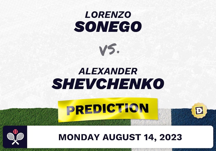 Lorenzo Sonego vs. Alexander Shevchenko Prediction - Cincinnati Open 2023