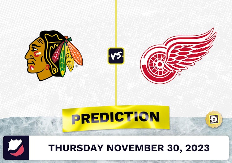 Chicago Blackhawks vs. Detroit Red Wings Prediction and Odds - November 30, 2023