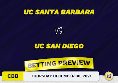 UC Santa Barbara vs. UC San Diego CBB Predictions and Odds - Dec 30, 2021