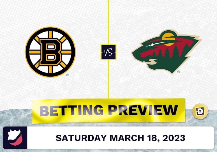 Bruins vs. Wild Prediction and Odds - Mar 18, 2023