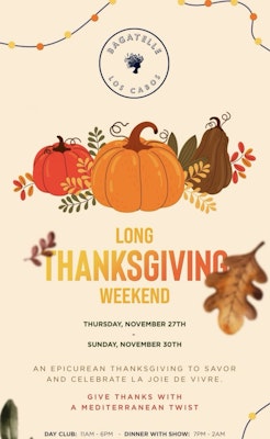 Long Thanksgiving Weekend 