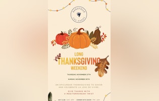 Long Thanksgiving Weekend