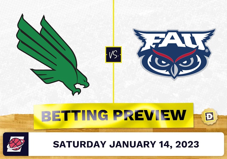 North Texas vs. Florida Atlantic CBB Prediction and Odds - Jan 14, 2023