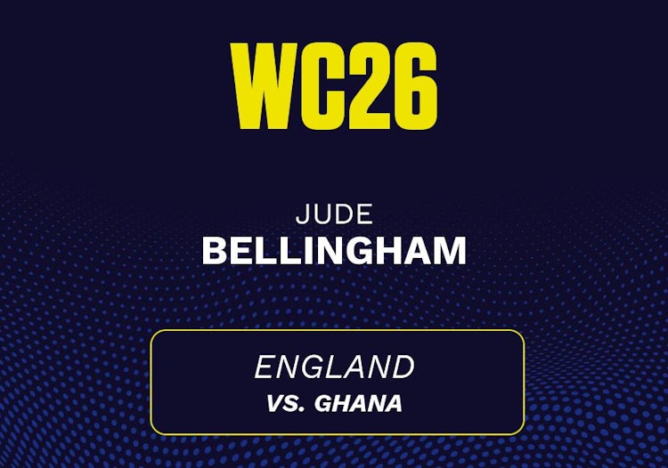 Jude Bellingham projected stats for Wednesday, June 24, 2026.
