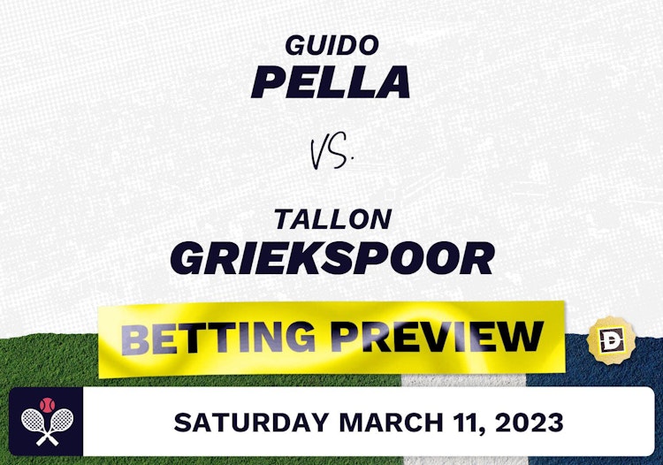 Guido Pella vs. Tallon Griekspoor Predictions - Mar 11, 2023