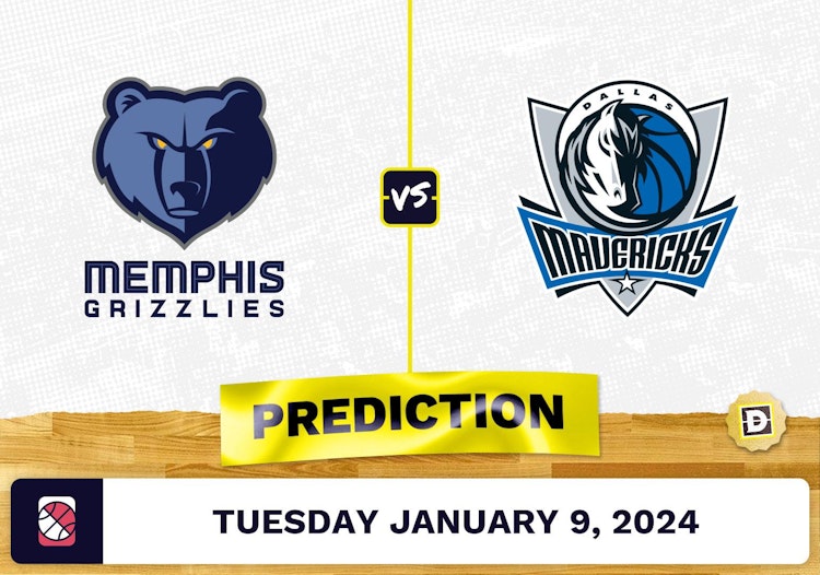 Memphis Grizzlies vs. Dallas Mavericks Prediction, Odds, NBA Picks  [1/9/2024]