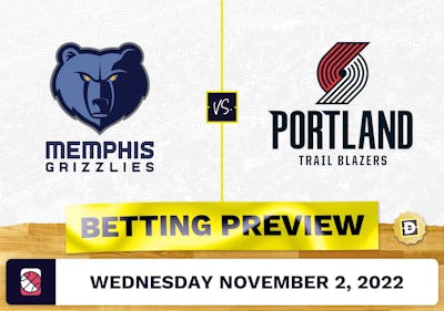 Grizzlies vs. Trail Blazers Prediction and Odds - Nov 2, 2022