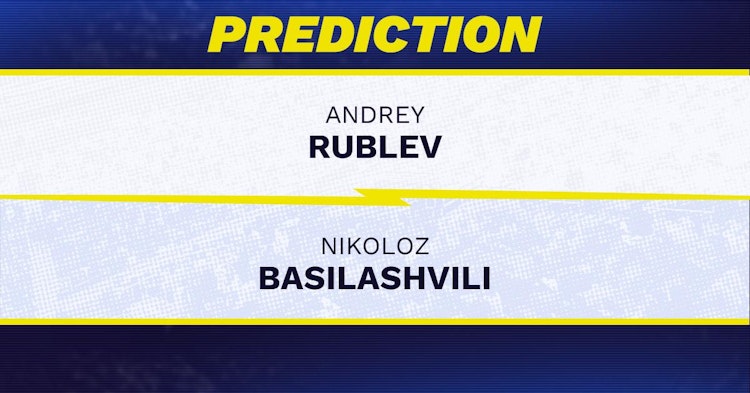 Andrey Rublev vs Nikoloz Basilashvili Tennis Prediction.