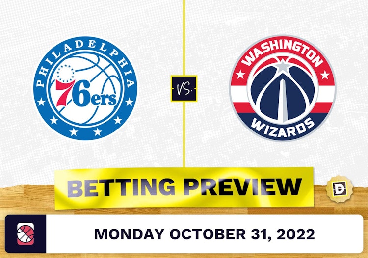 76ers vs. Wizards Prediction and Odds - Oct 31, 2022