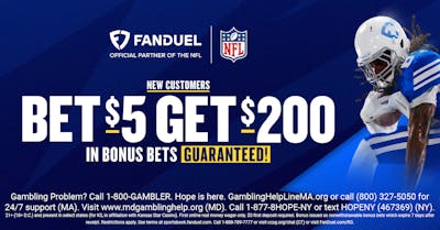 FanDuel Sportsbook launches new “Bet $5, Get $200 in Bonus Bets” promo code for the MNF Week 3 doubleheader on 9/23/24