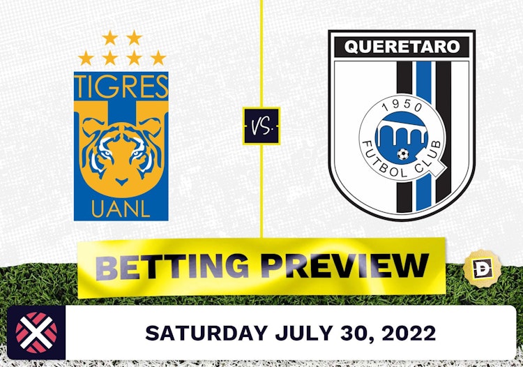 Tigres UANL vs. Queretaro Prediction and Odds - Jul 30, 2022