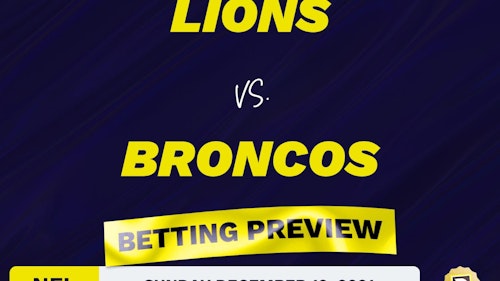 Lions vs. Broncos Predictions and Odds - Dec 12, 2021