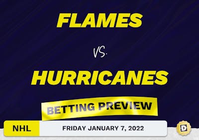 Flames vs. Hurricanes Predictions and Odds - Jan 7, 2022