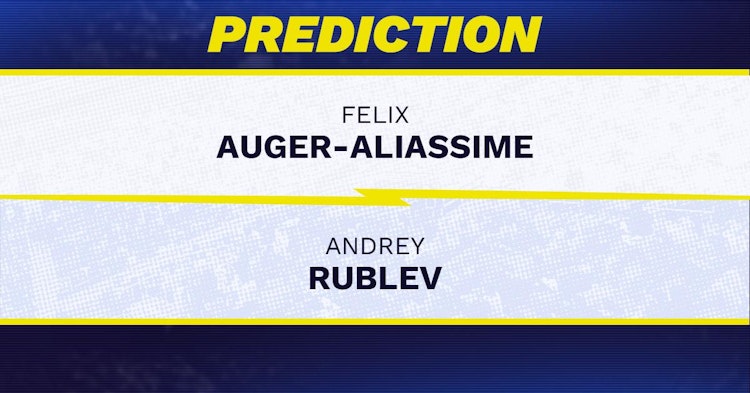 Felix Auger-Aliassime vs Andrey Rublev Tennis Prediction.
