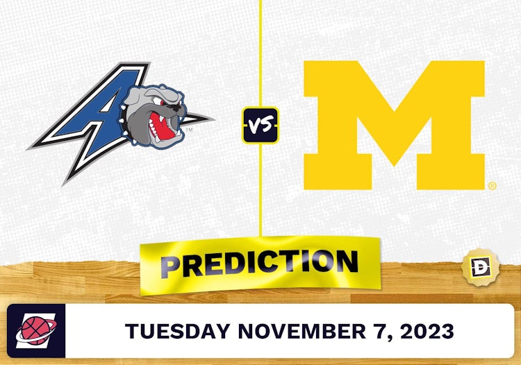 UNC Asheville vs. Michigan Basketball Prediction - November 7, 2023