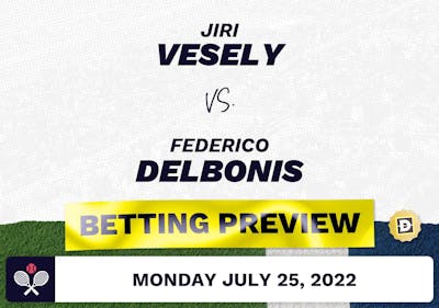 Jiri Vesely vs. Federico Delbonis Predictions - Jul 26, 2022