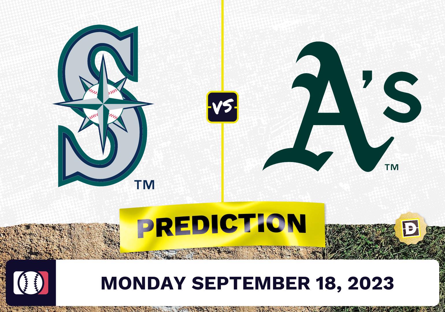 Mariners vs. Athletics Prediction for MLB Monday [9/18/2023]