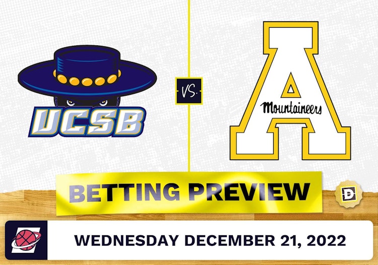 UC Santa Barbara vs. Appalachian State CBB Prediction and Odds - Dec 21, 2022