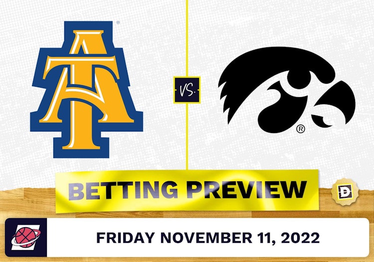 North Carolina A&T vs. Iowa CBB Prediction and Odds - Nov 11, 2022