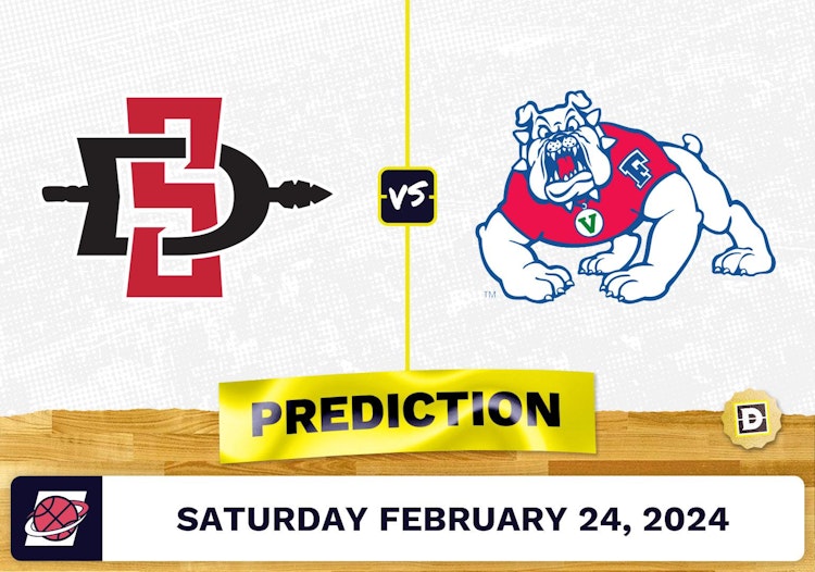 San Diego State vs. Fresno State Prediction, Odds, College Basketball Picks [2/24/2024]