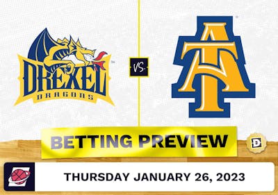 Drexel vs. North Carolina A&T CBB Prediction and Odds - Jan 26, 2023