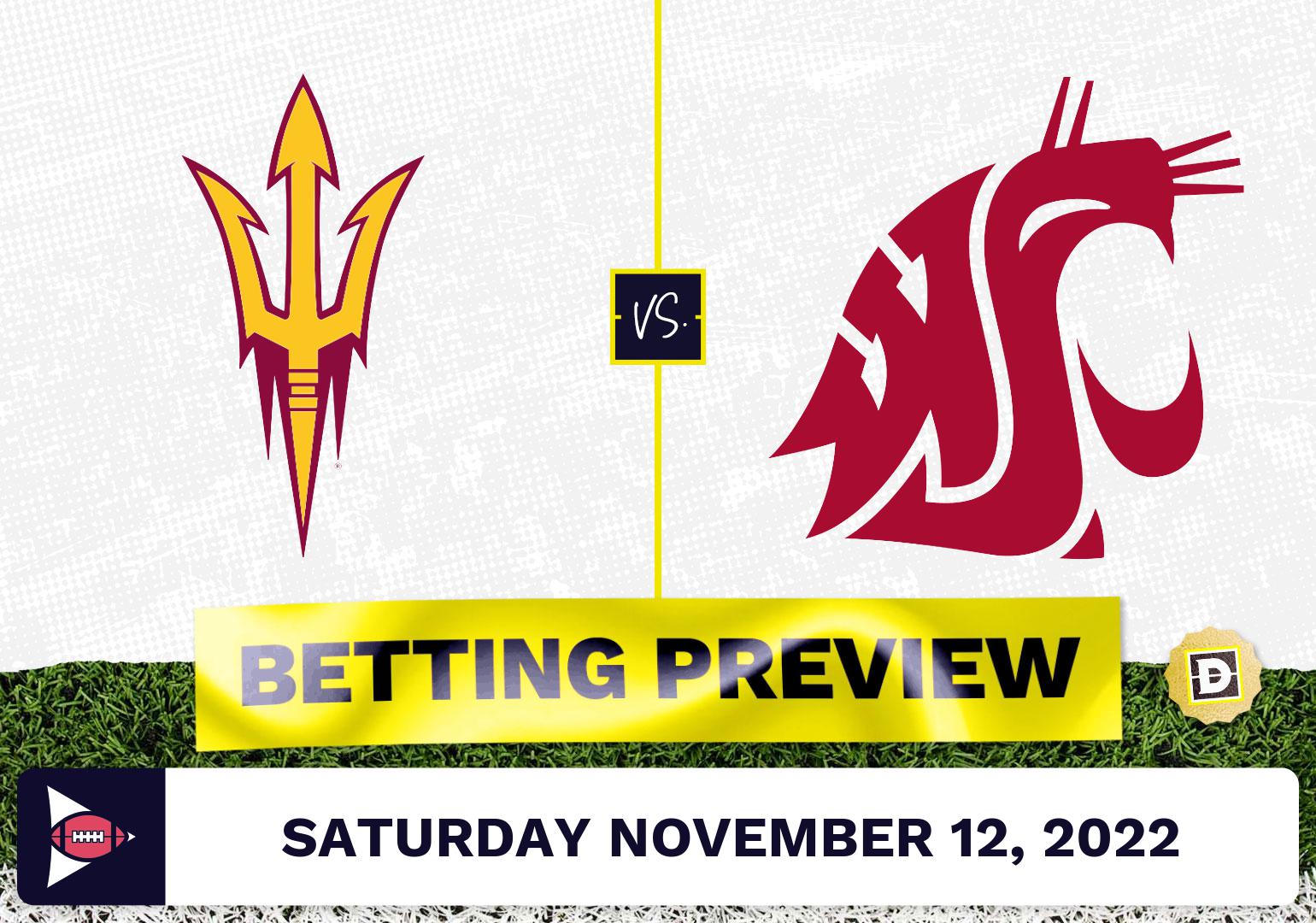 Arizona State Vs. Washington State CFB Prediction And Odds - Nov 12, 2022