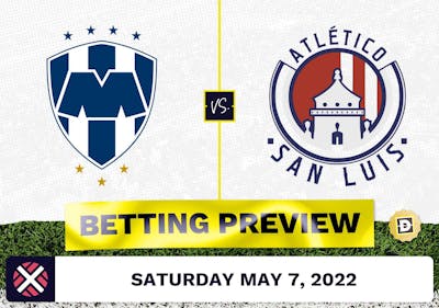 Monterrey vs. San Luis Prediction and Odds - May 7, 2022