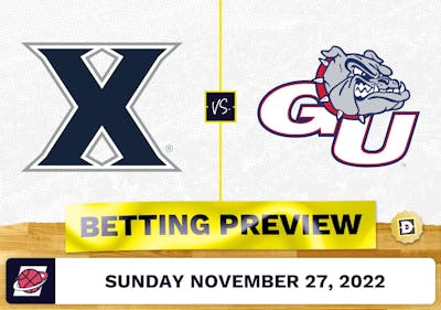 Xavier vs. Gonzaga CBB Prediction and Odds - Nov 27, 2022